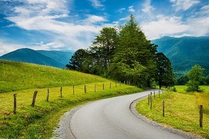 Cades Cove in the Smoky Mountains